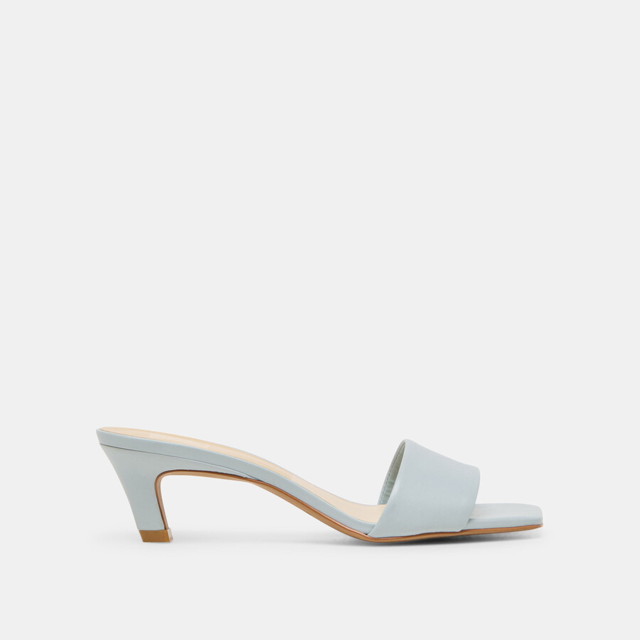 rexa heels aus eisblauem leder