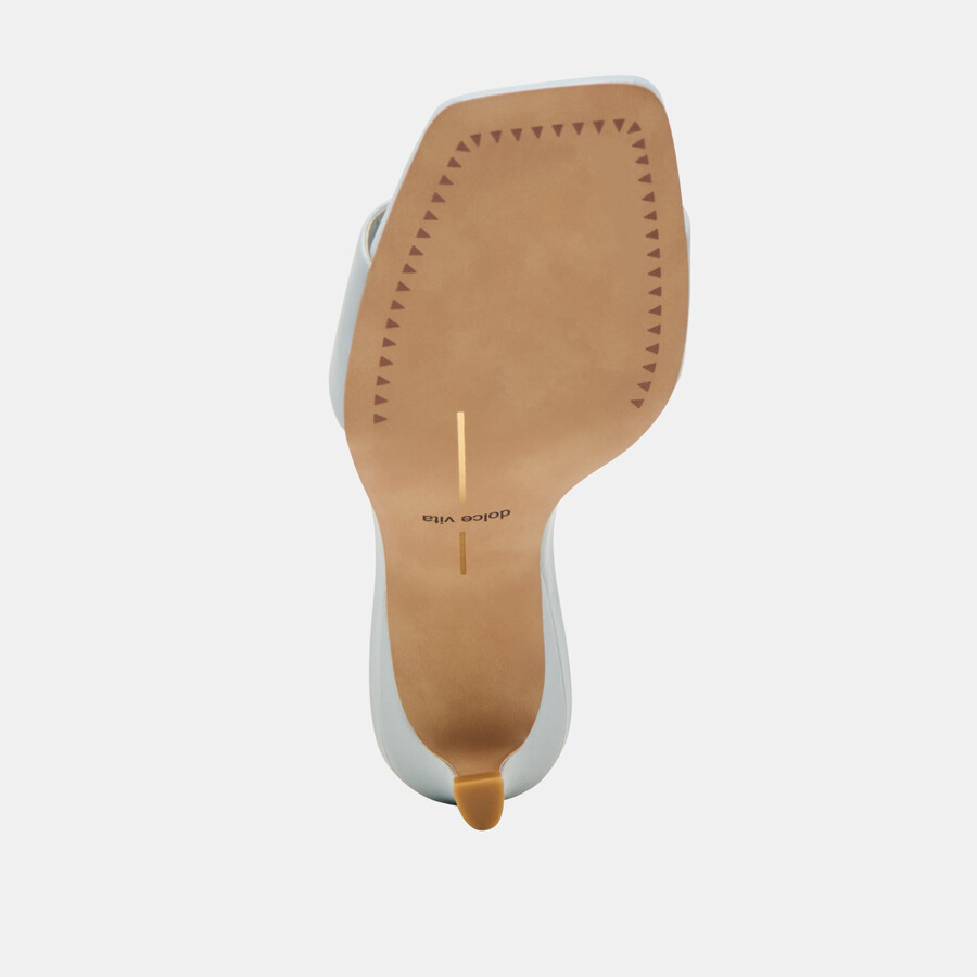 rexa heels aus eisblauem leder