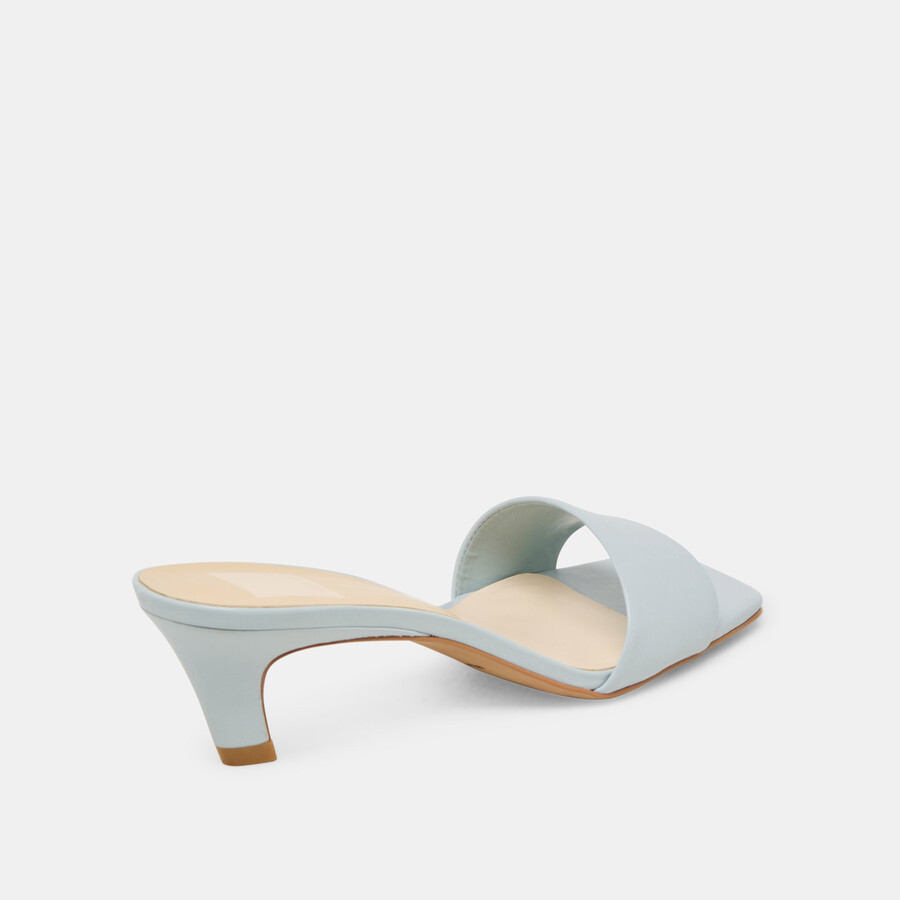 rexa heels aus eisblauem leder