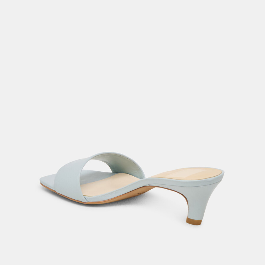 rexa heels aus eisblauem leder