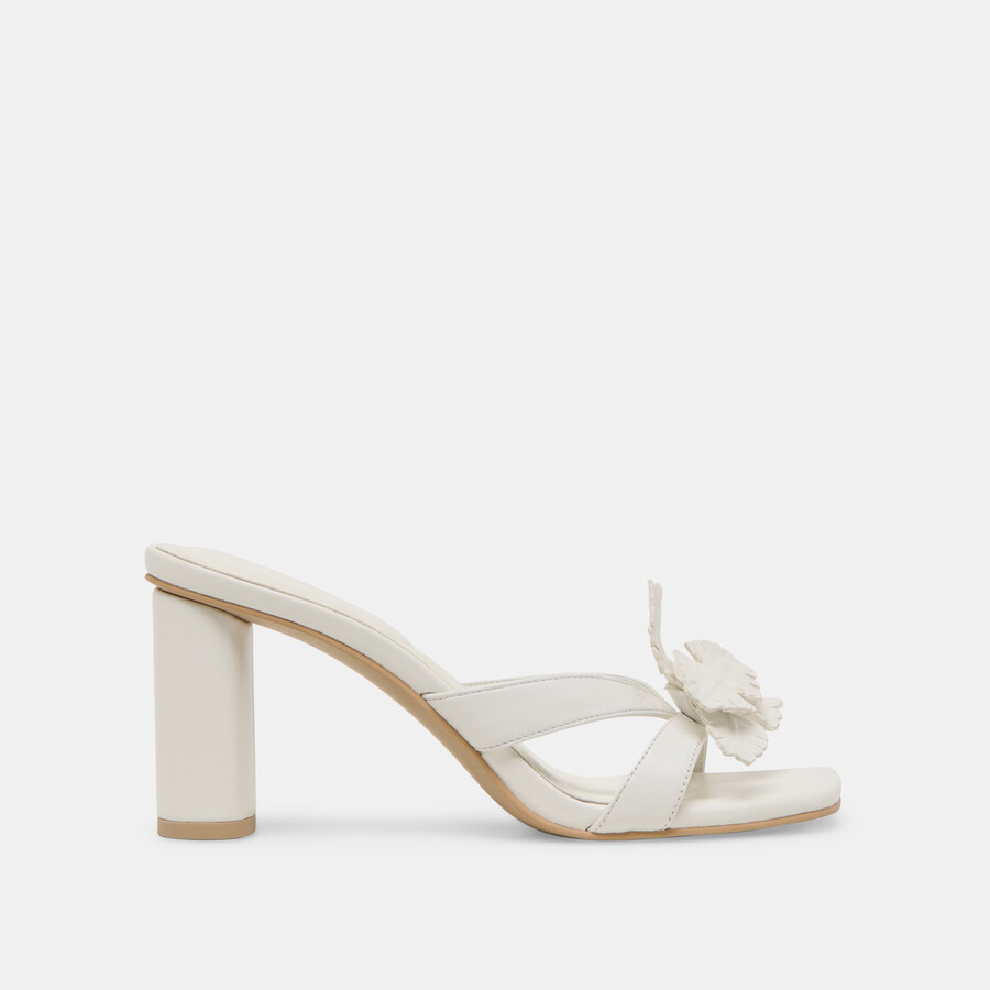 nikil heels weißes leder