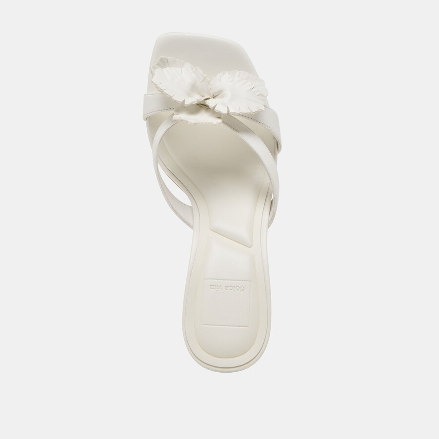 nikil heels weißes leder