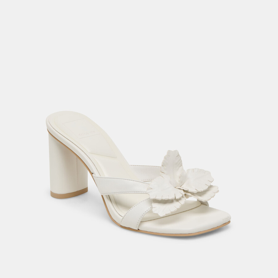 nikil heels weißes leder