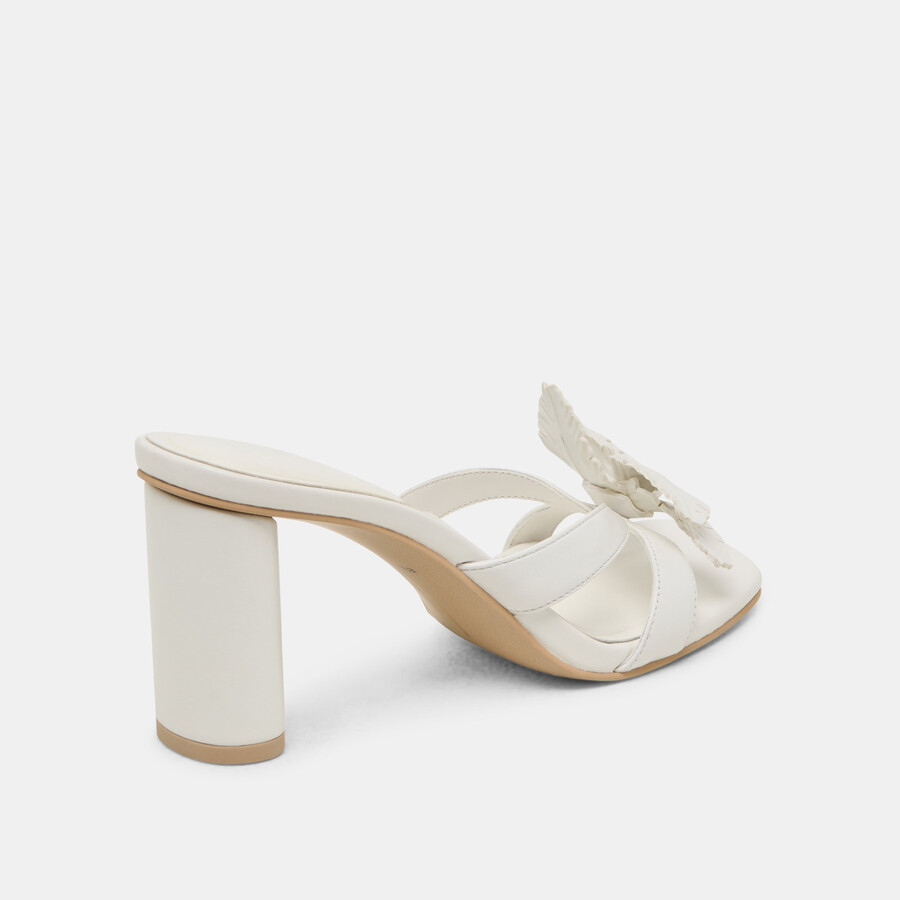 nikil heels weißes leder