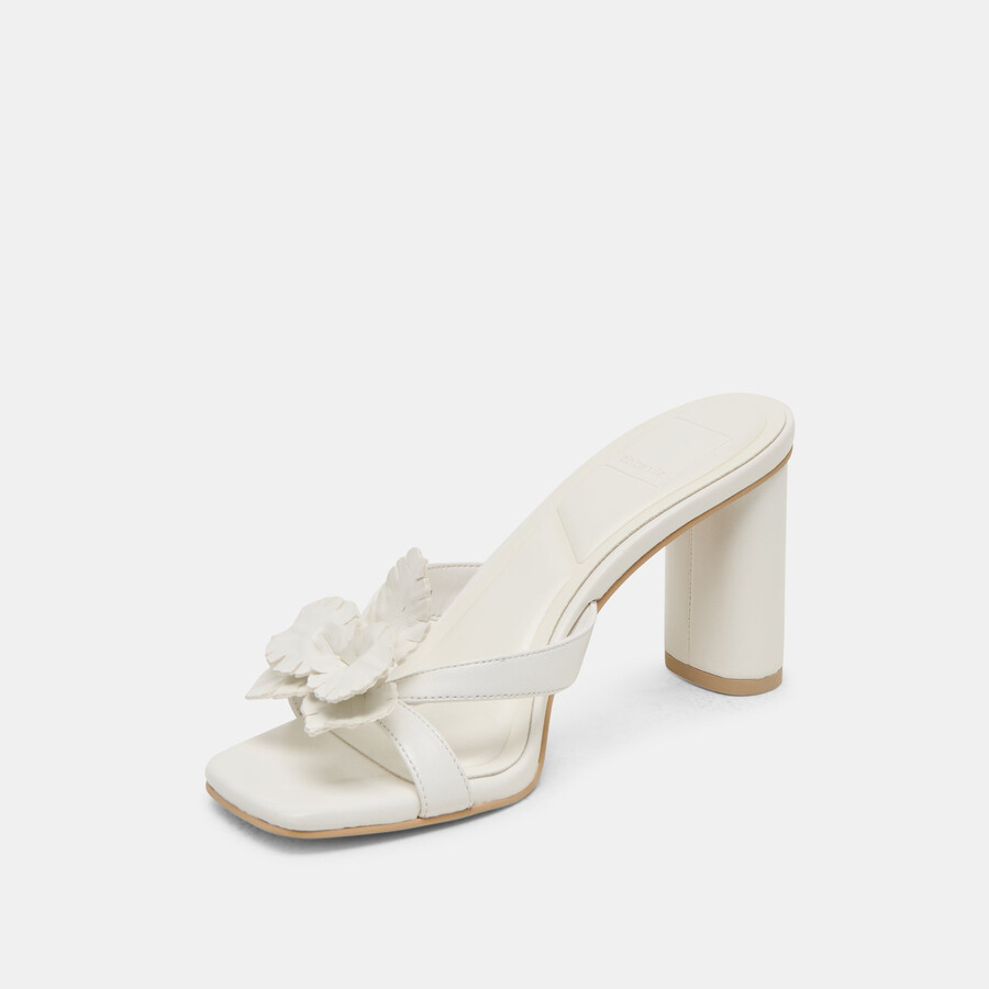 nikil heels weißes leder