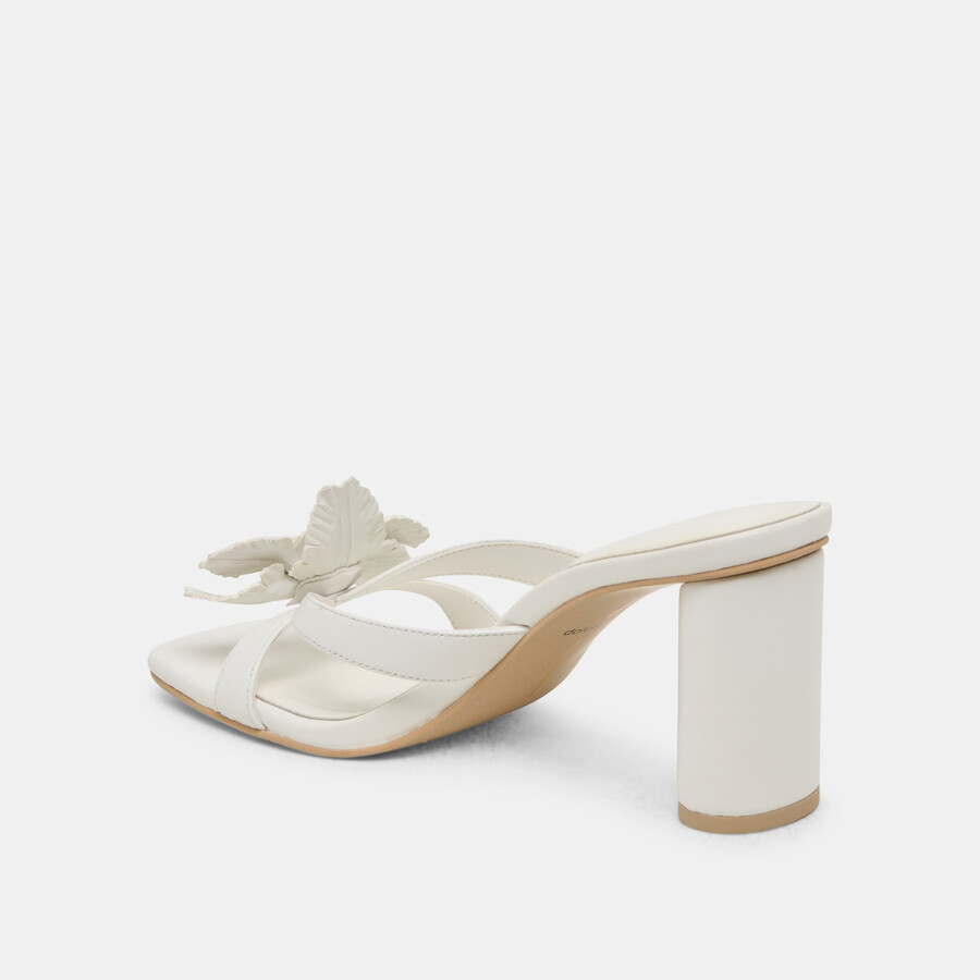nikil heels weißes leder