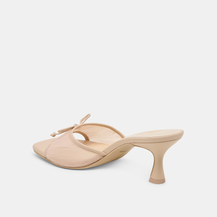 galen heels praline tulle