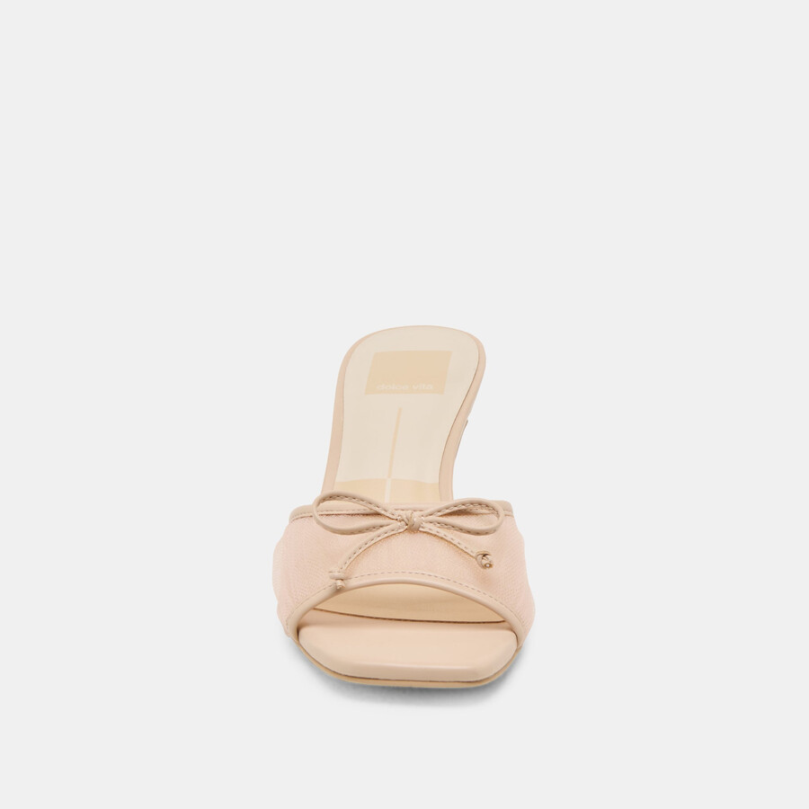 galen heels praline tulle