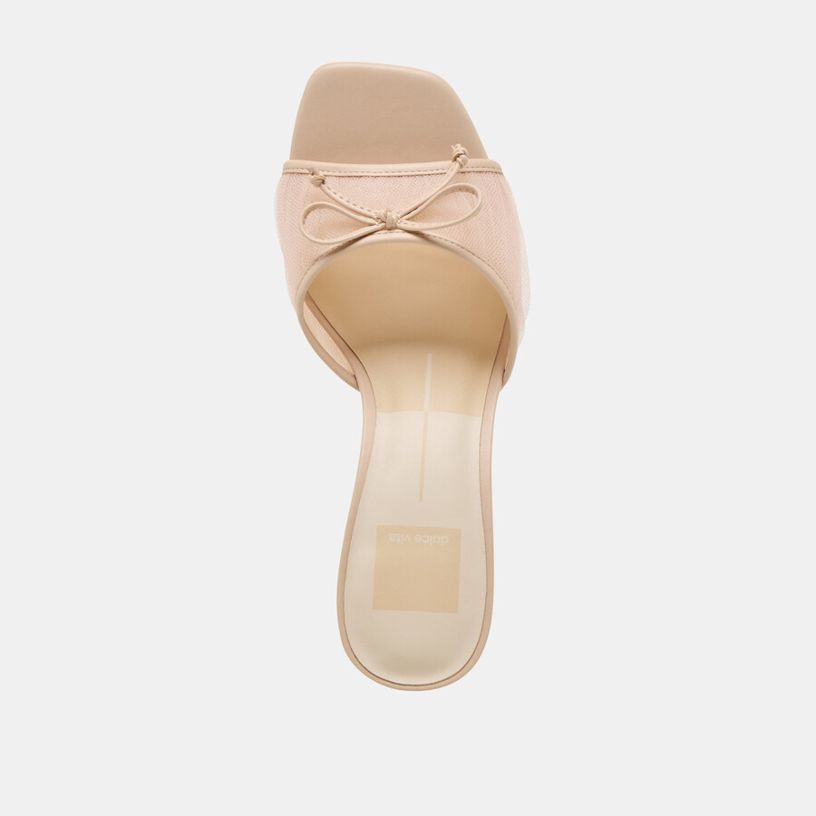 galen heels praline tulle