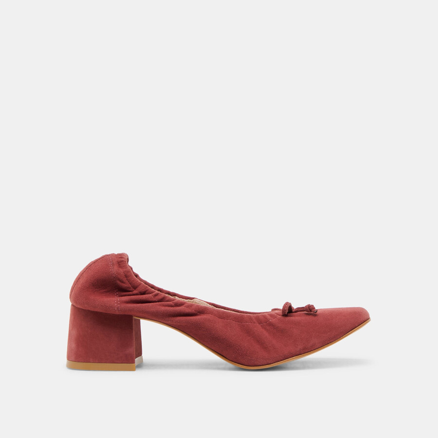 karmin heels brandy wildleder