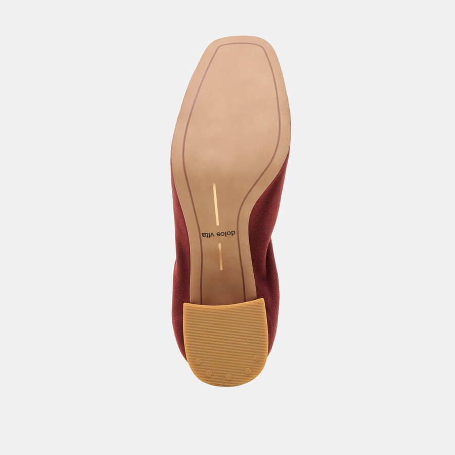 karmin heels brandy wildleder