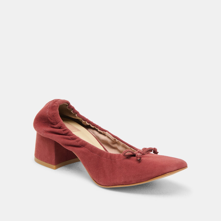 karmin heels brandy wildleder