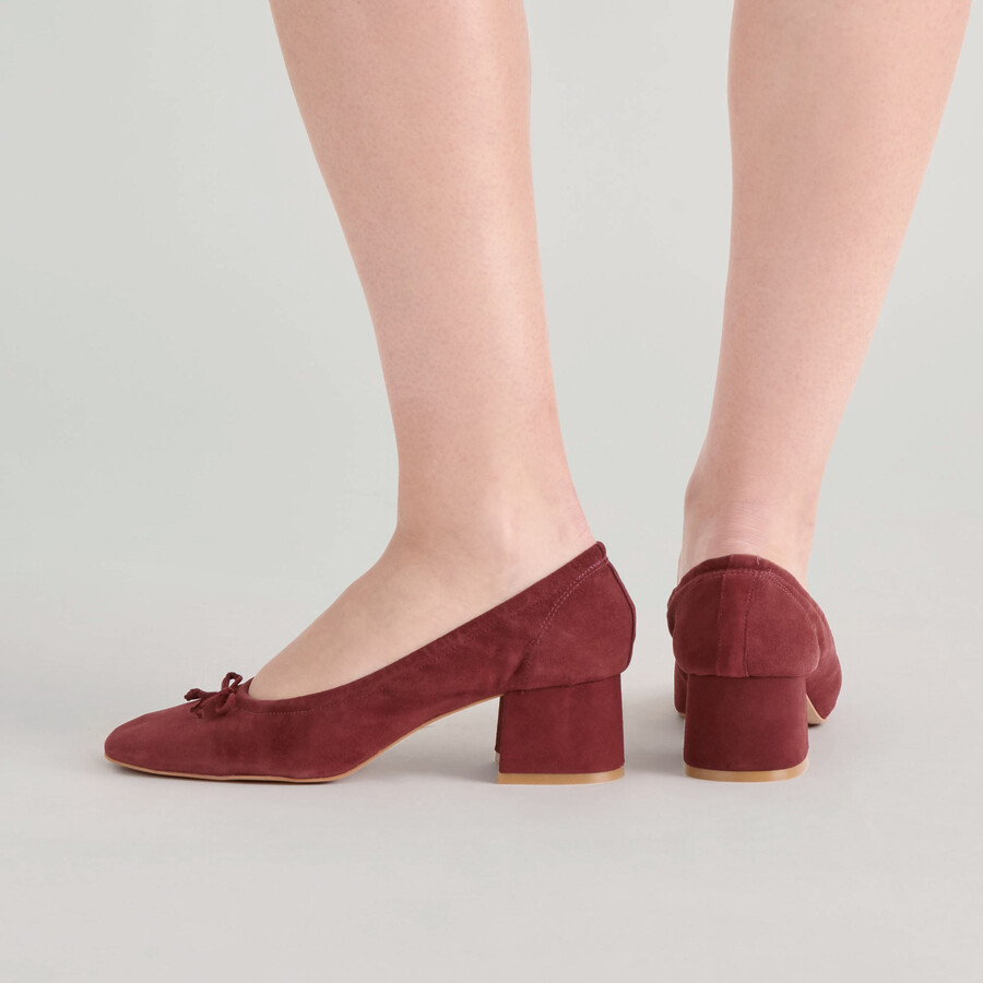 karmin heels brandy wildleder