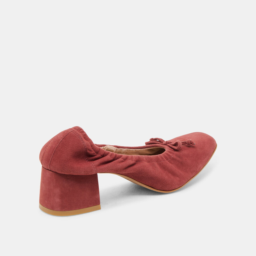 karmin heels brandy wildleder