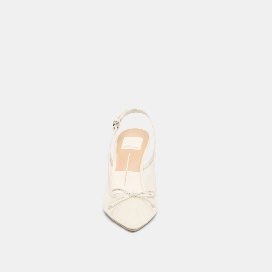 yela heels weißer tüll