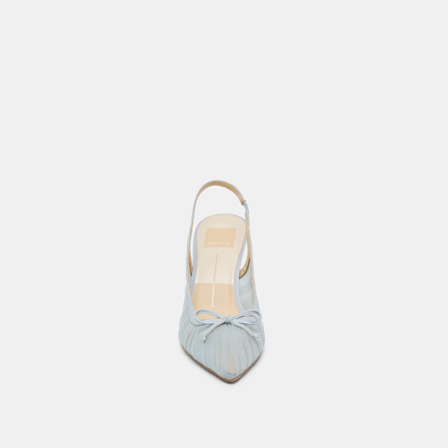 yela heels hellblauer tüll