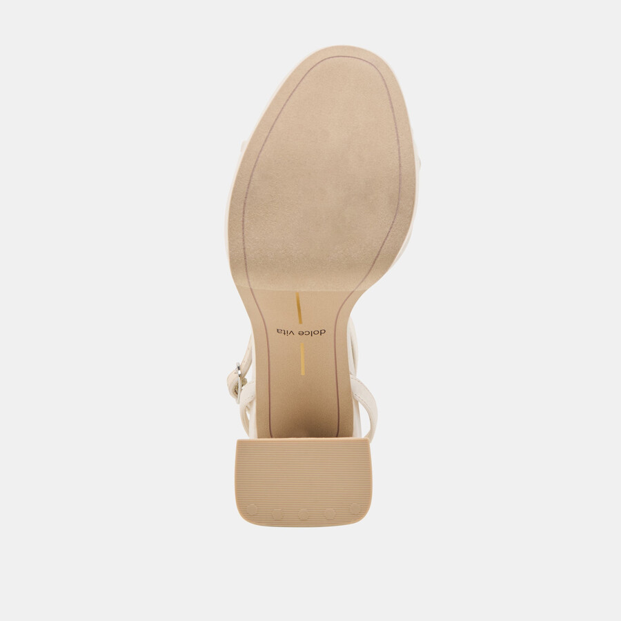 pandora heels aus weißem tüll