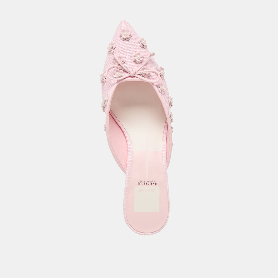 camilo x byrdie golf-heels pink raffia