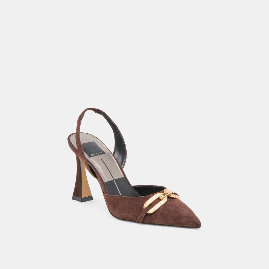 malik heels mahagoni nubuk