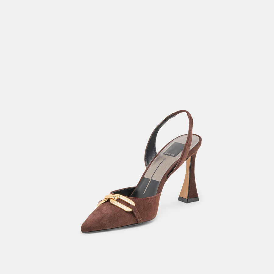 malik heels mahagoni nubuk