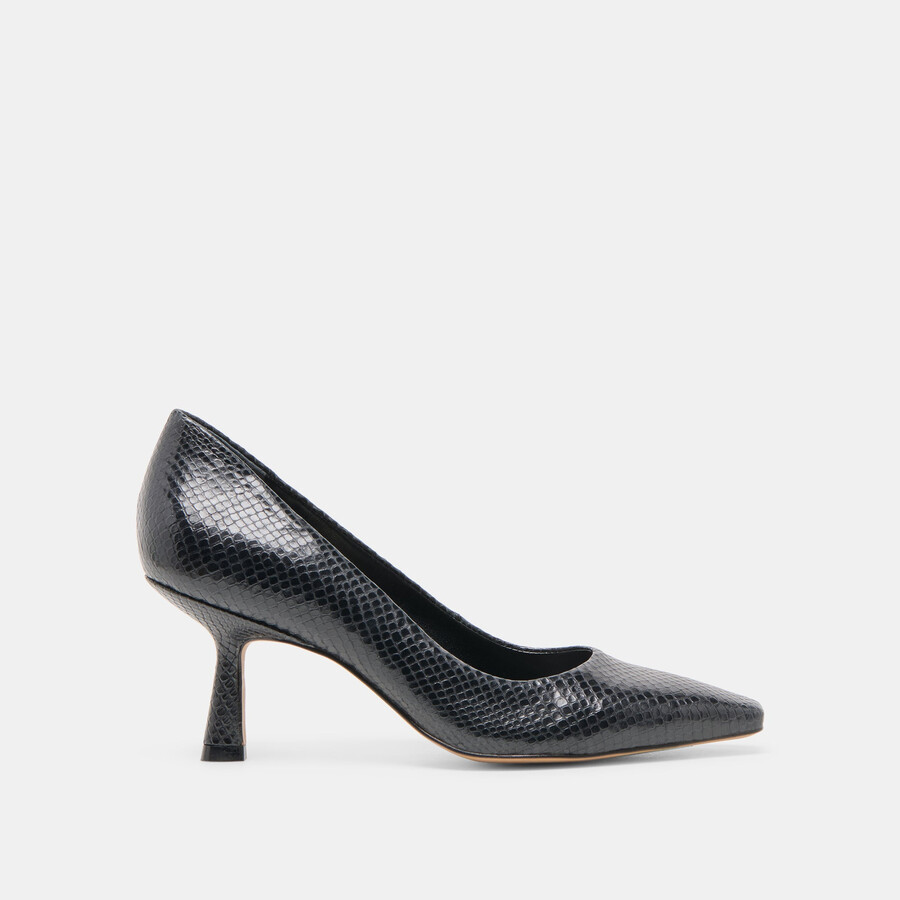 briona heels aus onyxgeprägtem leder