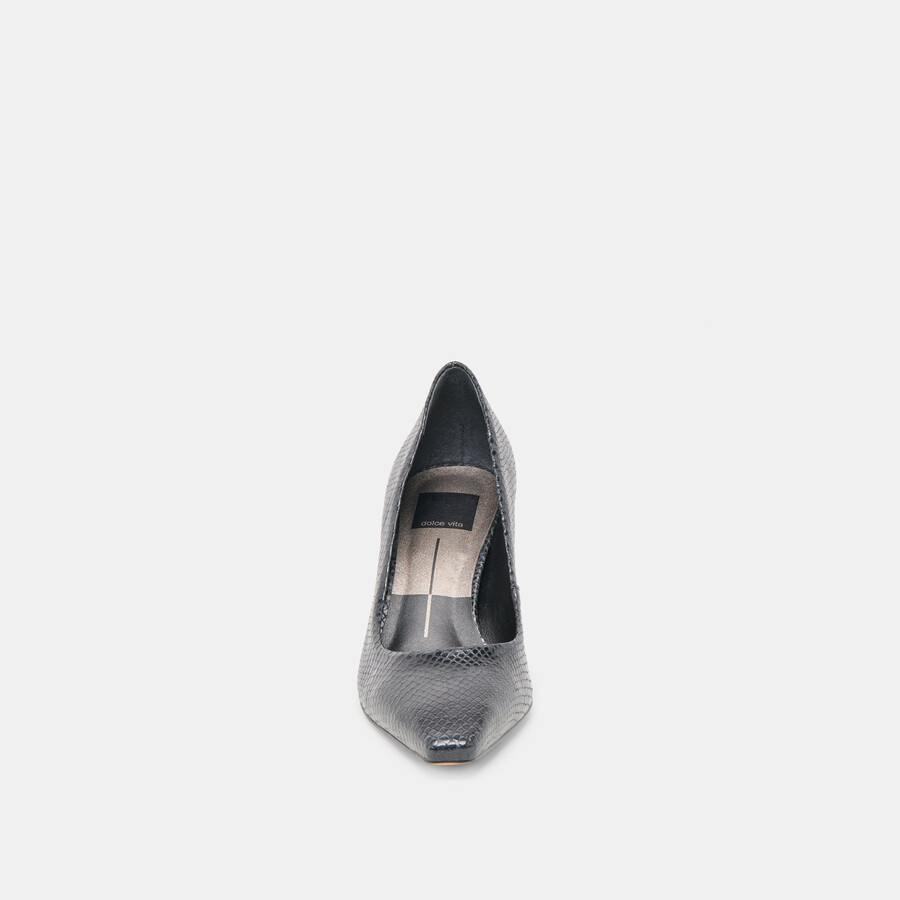 briona heels aus onyxgeprägtem leder