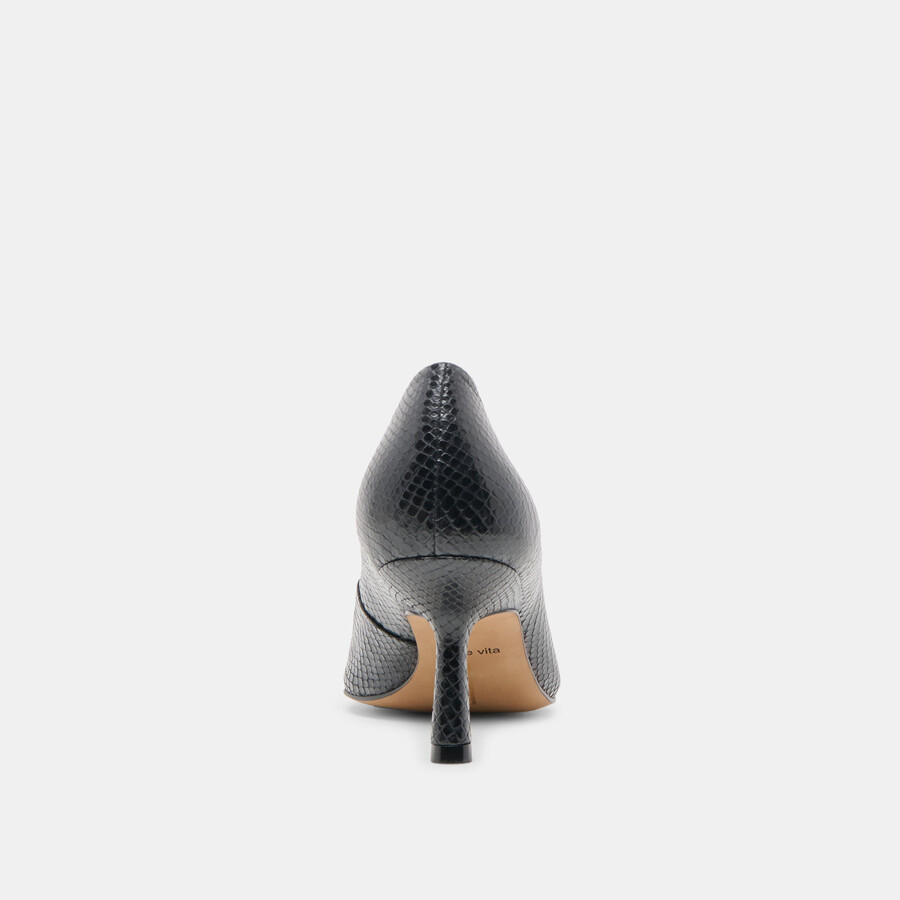 briona heels aus onyxgeprägtem leder