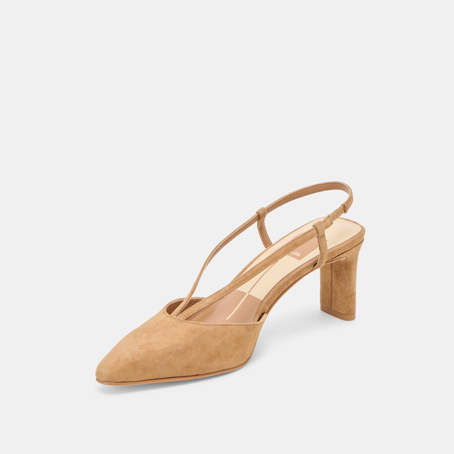 ginay heels hellbraunes wildleder