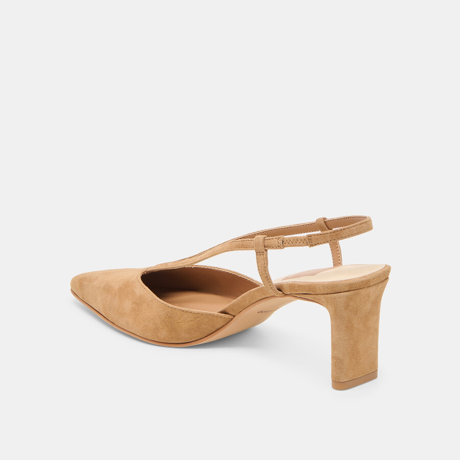 ginay heels hellbraunes wildleder