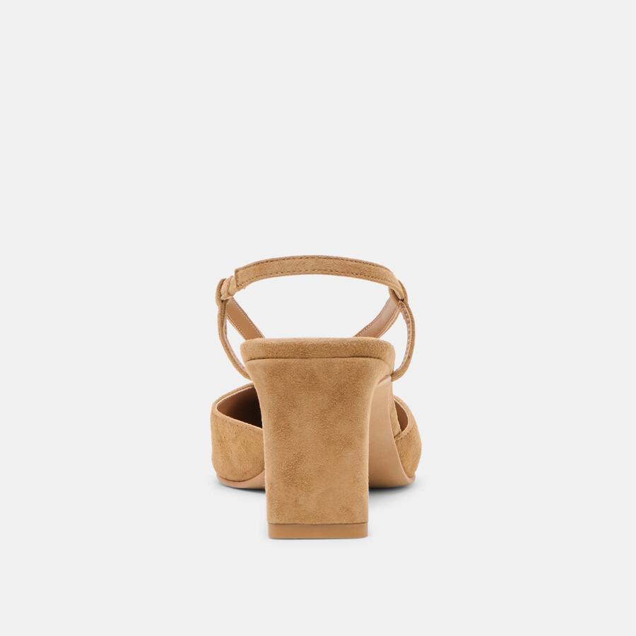 ginay heels hellbraunes wildleder