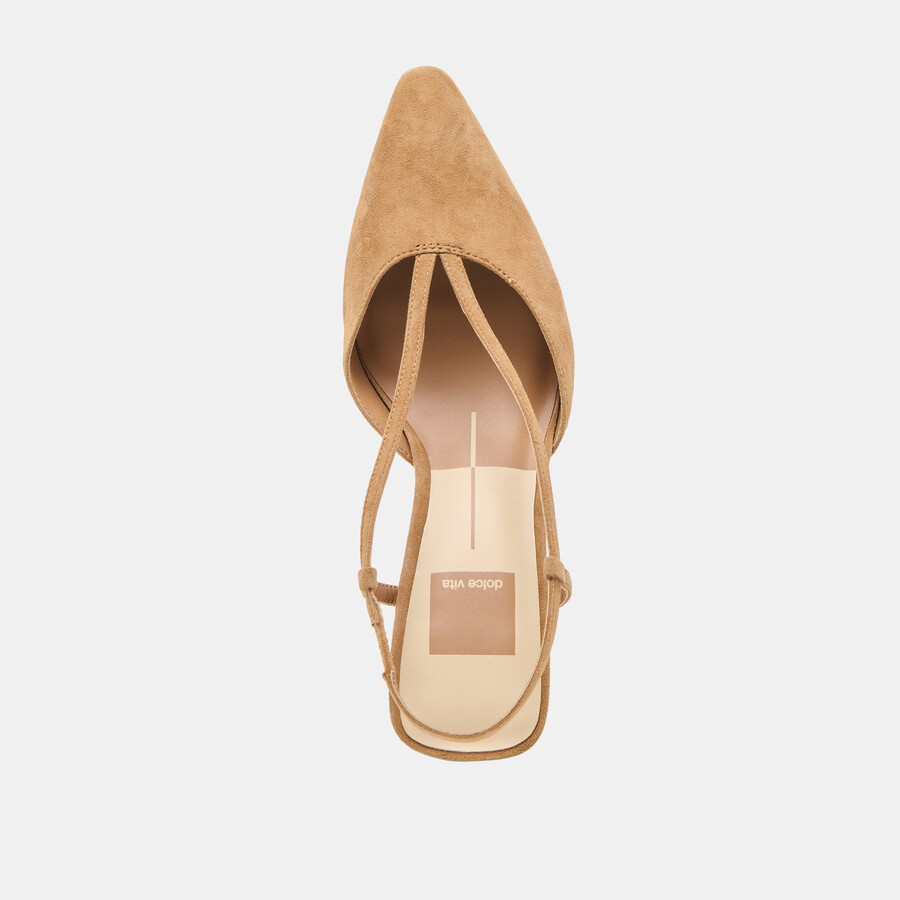 ginay heels hellbraunes wildleder