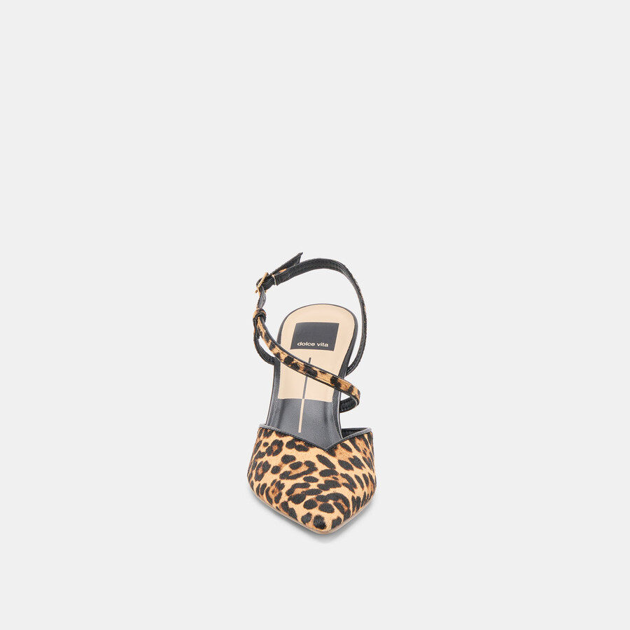 kamra heels dunkelbraunes leopardenmuster aus kalbsleder