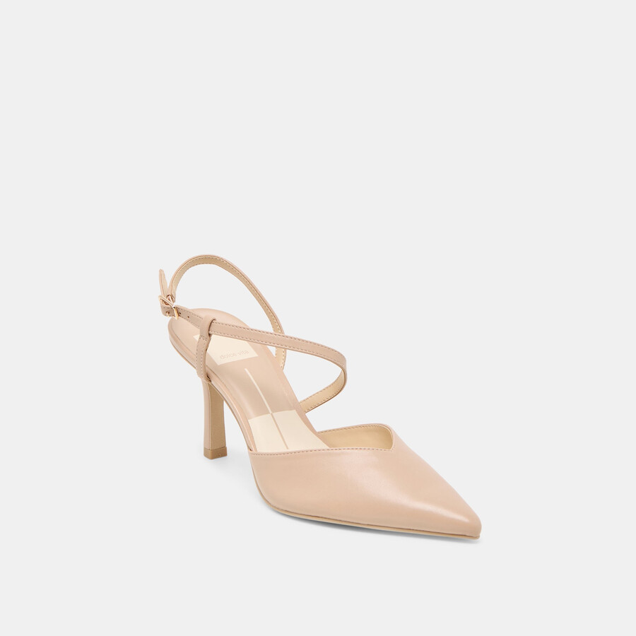 kamra heels beige leder