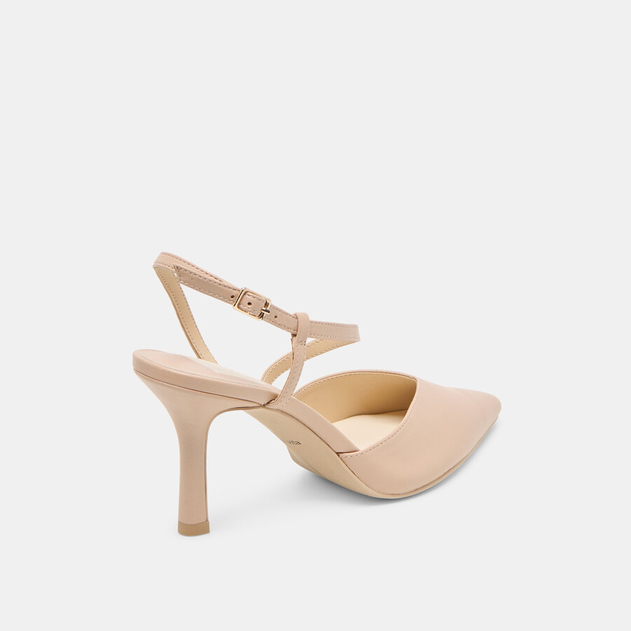 kamra heels beige leder