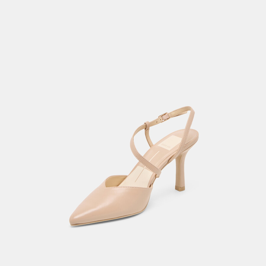 kamra heels beige leder