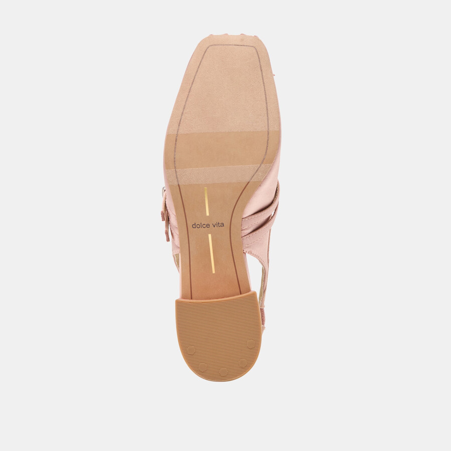 loris heels aus rosafarbenem satin