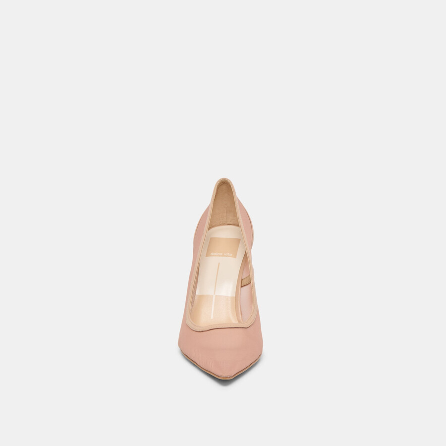 malory heels hellbraunes mesh