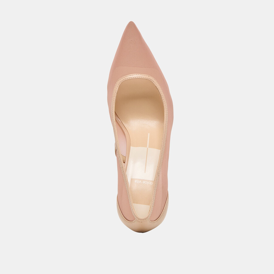 malory heels hellbraunes mesh