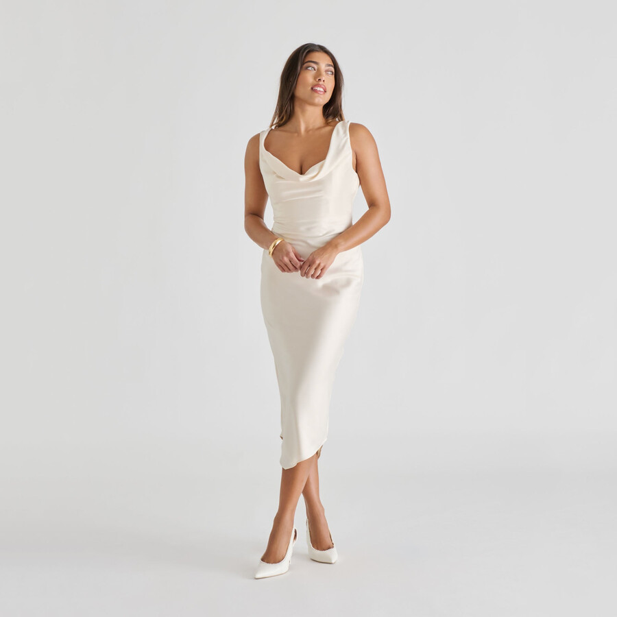 kelson pearl heels aus echtem weißen leder