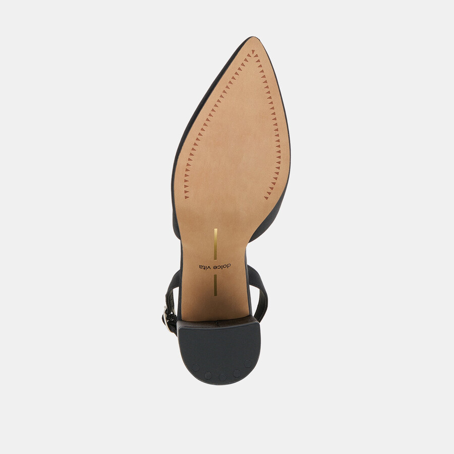 carel high heels aus onyx-satin