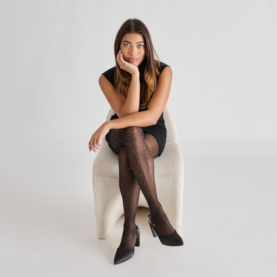 carel high heels aus onyx-satin