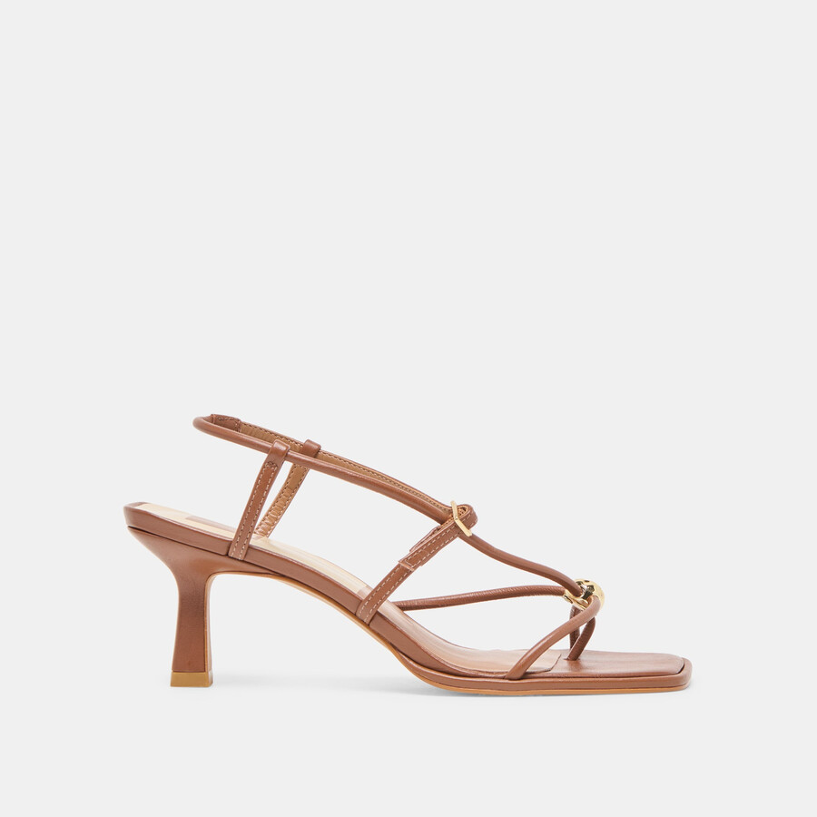 mylee heels cognac leder