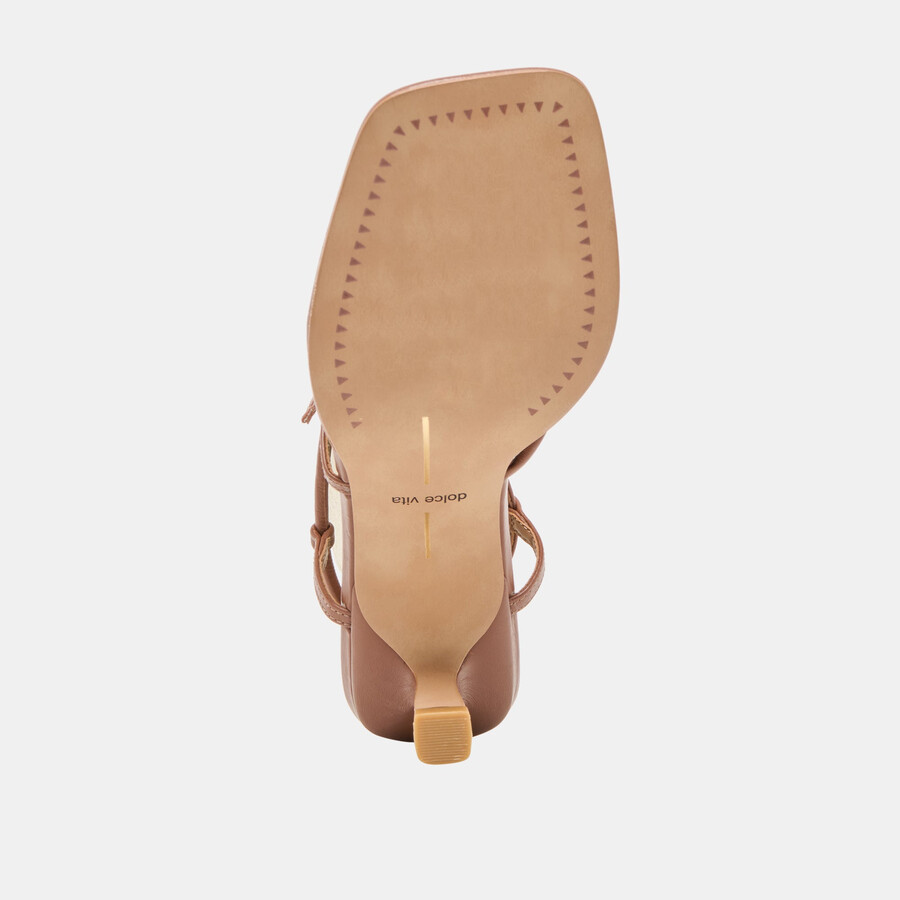 mylee heels cognac leder
