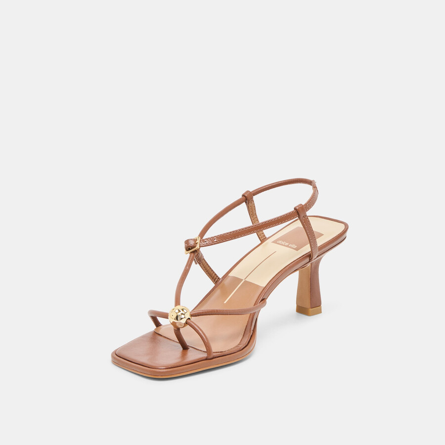 mylee heels cognac leder