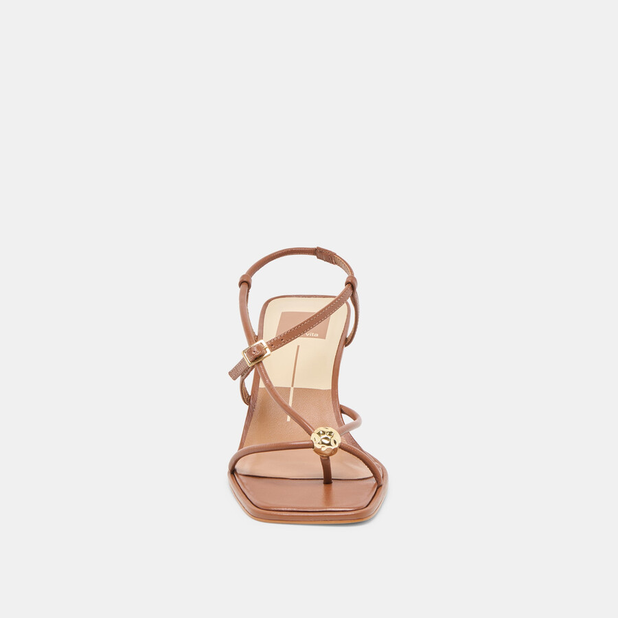mylee heels cognac leder