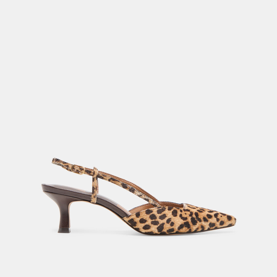 odela heels dunkelbraunes leopardenmuster aus kalbsleder