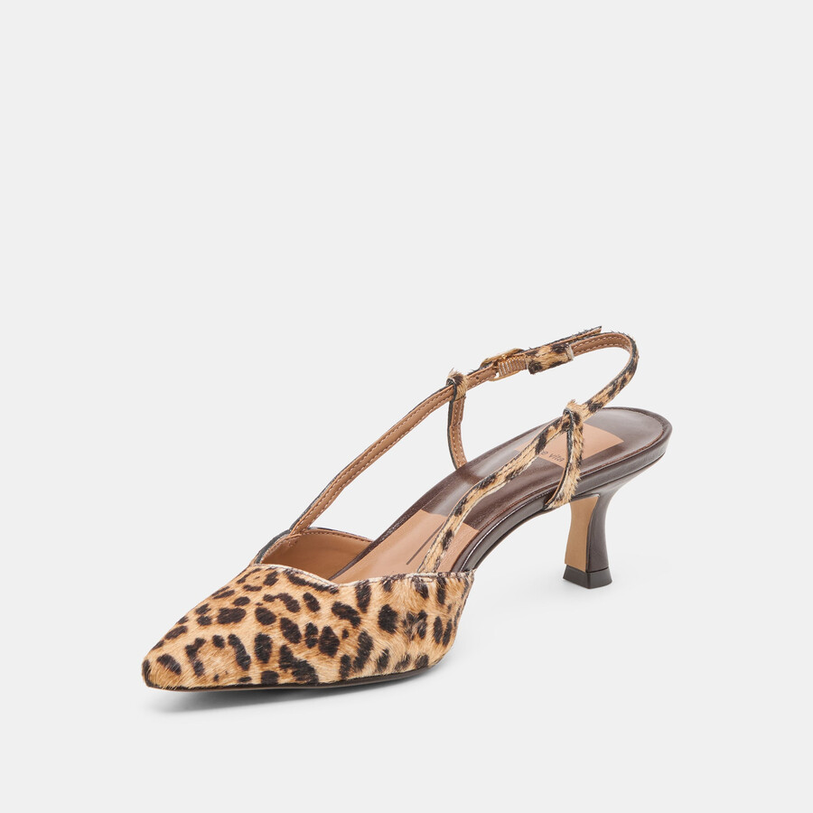 odela heels dunkelbraunes leopardenmuster aus kalbsleder