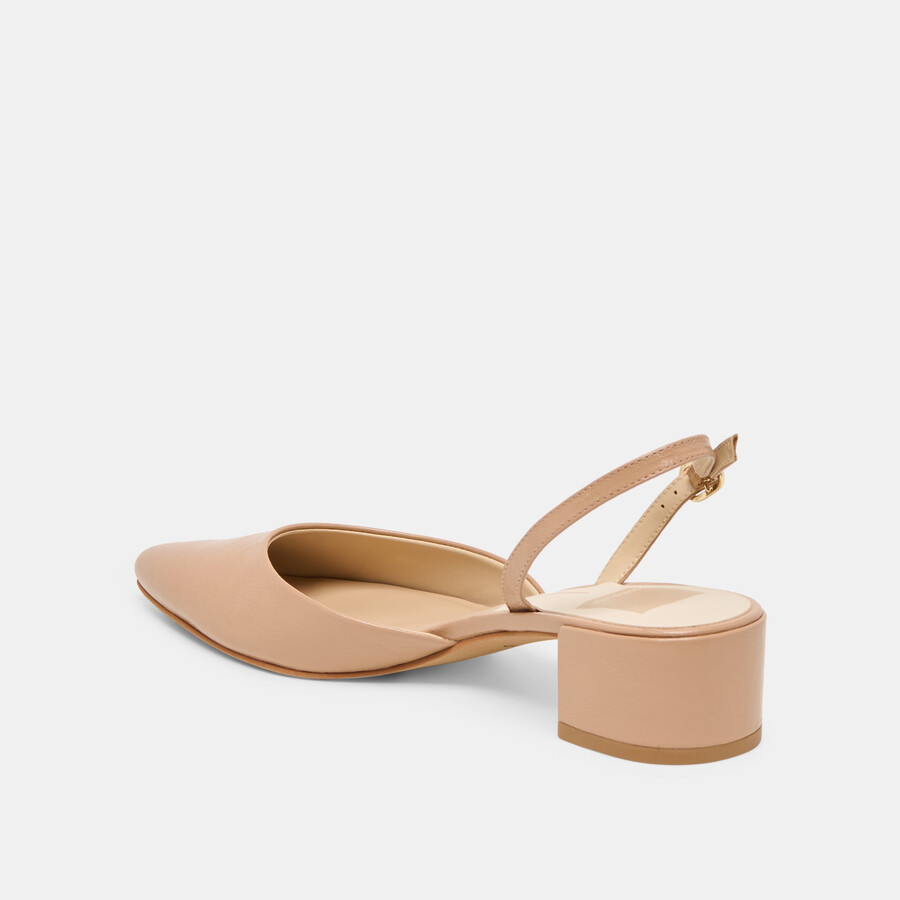 carel heels hellbraunes knitterfreies lackleder