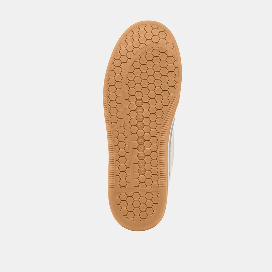 notice slide sneakers ivory multi suede