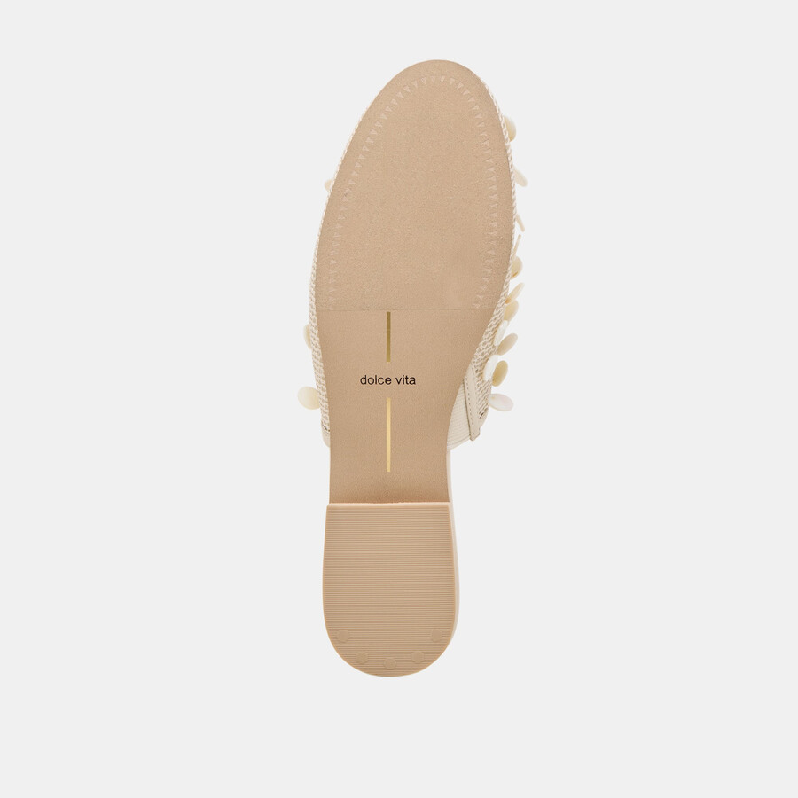 rova bead flats elfenbein scheibennetz